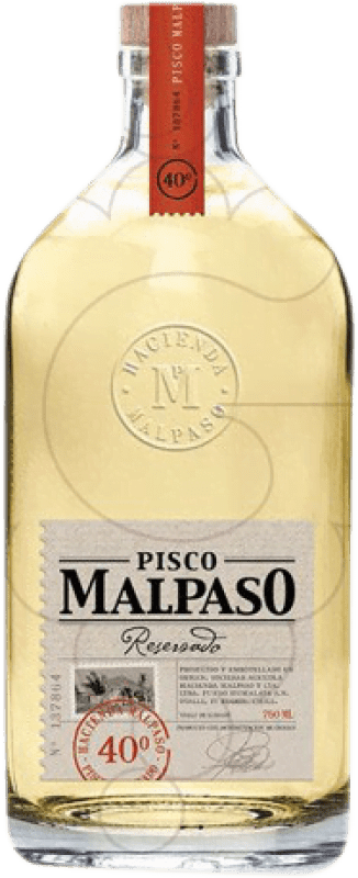 22,95 € Free Shipping | Pisco Hacienda Mal Paso Malpaso Reserve — Aged Chile 70 cl