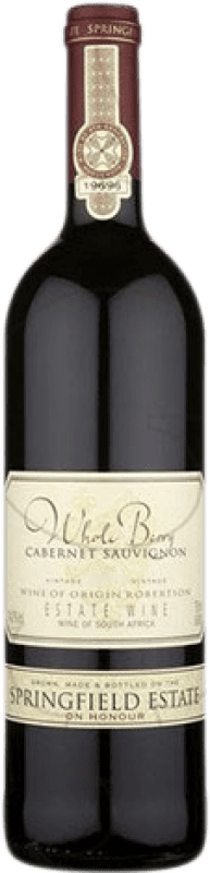 24,95 € Kostenloser Versand | Rotwein Springfield Whole Berry Südafrika Cabernet Sauvignon Flasche 75 cl