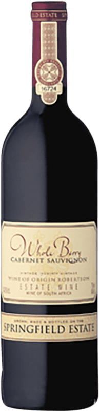 18,95 € Kostenloser Versand | Rotwein Springfield Whole Berry Südafrika Cabernet Sauvignon Flasche 75 cl