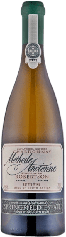 48,95 € Envio grátis | Vinho branco Springfield Méthode Ancienne Crianza África do Sul Chardonnay Garrafa 75 cl