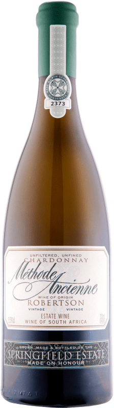 49,95 € Kostenloser Versand | Weißwein Springfield Méthode Ancienne Alterung Südafrika Chardonnay Flasche 75 cl