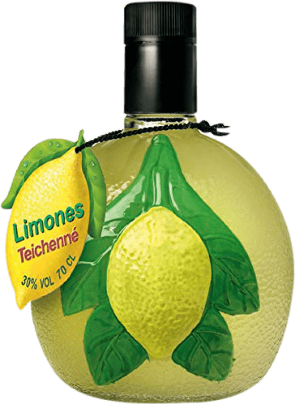 9,95 € Envío gratis | Crema de Licor Teichenné Crema de Limón España Botella 70 cl