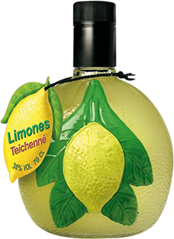 9,95 € Envío gratis | Crema de Licor Teichenné Limón España Botella 70 cl