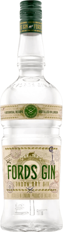 33,95 € Kostenloser Versand | Gin The Eighty Six Fords Großbritannien Flasche 70 cl