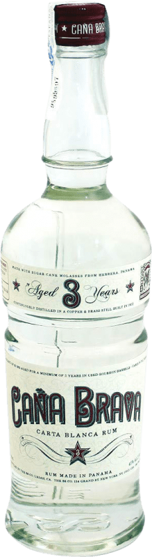 27,95 € Spedizione Gratuita | Rum The Eighty Six Caña Brava Blanco — Bianco Panama 3 Anni 70 cl