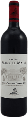 44,95 € Envio grátis | Vinho Tinto Vignobles Bardet Château Franc le Maine Grand Cru Crianza A.O.C. Saint-Émilion França Garrafa Magnum 1,5 L