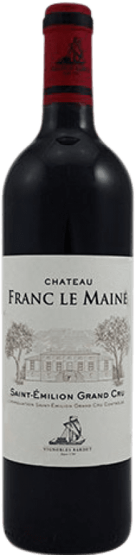 42,95 € Envío gratis | Vino tinto Vignobles Bardet Château Franc le Maine Crianza A.O.C. Saint-Émilion Grand Cru Francia Botella Magnum 1,5 L