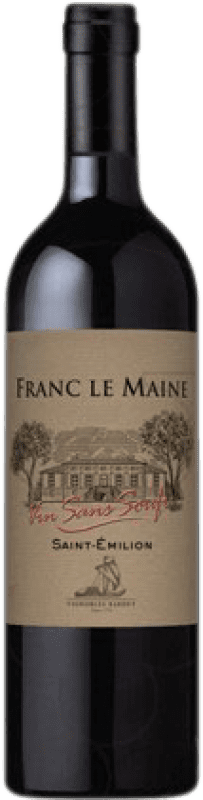 24,95 € Envío gratis | Vino tinto Vignobles Bardet Château Franc le Maine Crianza A.O.C. Saint-Émilion Francia Botella 75 cl
