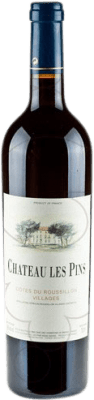 19,95 € Envío gratis | Vino tinto Vignobles Dom Brial Château Les Pins A.O.C. Côtes du Roussillon Francia Botella 75 cl