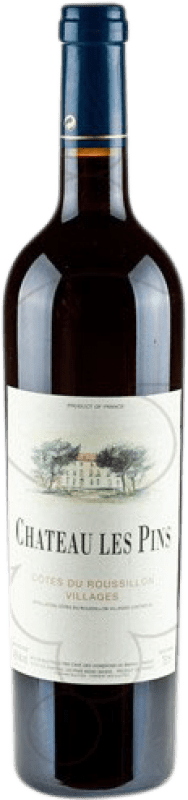 19,95 € Envío gratis | Vino tinto Vignobles Dom Brial Château Les Pins A.O.C. Côtes du Roussillon Francia Botella 75 cl