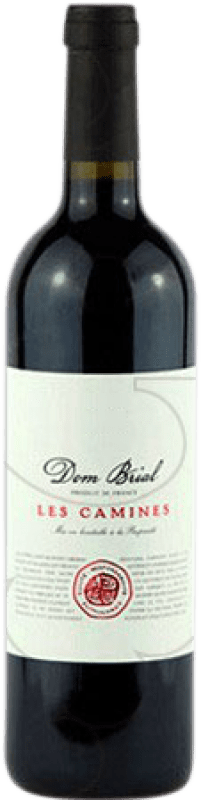 8,95 € 免费送货 | 红酒 Vignobles Dom Brial Les Camines 年轻的 A.O.C. France 法国 Merlot, Syrah, Grenache 瓶子 75 cl