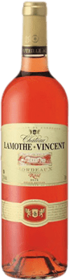 6,95 € Envío gratis | Vino Rosado Vignobles Vincent Château Lamothe Vincent Rosé — Rosado Joven A.O.C. Bordeaux Francia Merlot, Cabernet Sauvignon, Cabernet Franc 75 cl