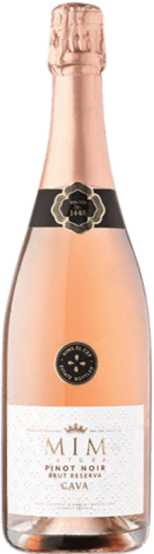16,95 € 免费送货 | 玫瑰气泡酒 El Cep MiM Rosat 香槟 预订 D.O. Cava 加泰罗尼亚 西班牙 Pinot Black 瓶子 75 cl