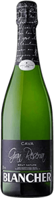 17,95 € Envoi gratuit | Blanc mousseux Vins i Caves Blancher Brut Nature Grande Réserve D.O. Cava Catalogne Espagne Macabeo, Xarel·lo, Parellada Bouteille 75 cl