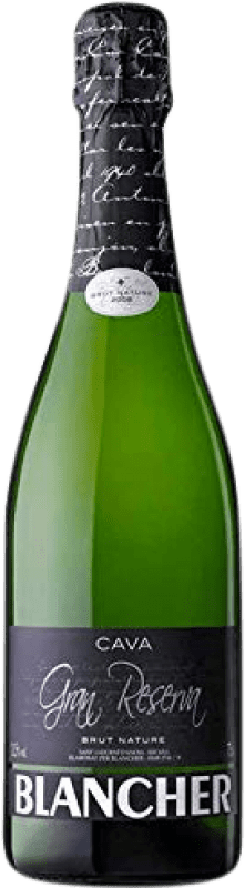 14,95 € 送料無料 | 白スパークリングワイン Vins i Caves Blancher ブルットの自然 グランド・リザーブ D.O. Cava カタロニア スペイン Macabeo, Xarel·lo, Parellada ボトル 75 cl