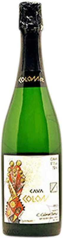 10,95 € Бесплатная доставка | Белое игристое вино Vins i Caves Colomer Brut Nature — Брют Натюр Vino de Autor — Авторское вино Резерва D.O. Cava Каталония Испания Macabeo — Макабео, Xarel·lo — Шарелло, Chardonnay — Шардоне, Parellada — Парельяда 75 cl