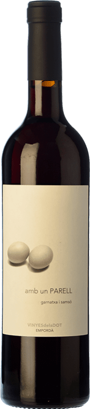 16,95 € Free Shipping | Red wine Vinyes de La Dot Amb un Parell Negre Young D.O. Empordà Catalonia Spain Bottle 75 cl