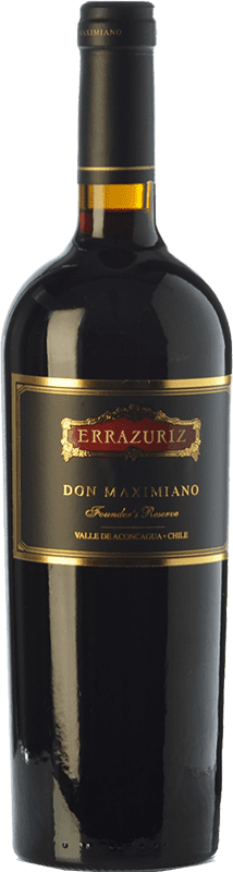 95,95 € Free Shipping | Red wine Viña Errazuriz Don Maximiano Chile Merlot, Cabernet Sauvignon, Cabernet Franc, Petit Verdot, Carmenère Bottle 75 cl