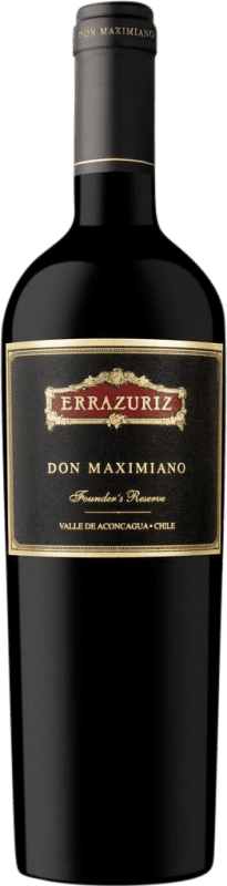132,95 € Envio grátis | Vinho Tinto Viña Errazuriz Don Maximiano Chile Merlot, Cabernet Sauvignon, Cabernet Franc, Petit Verdot, Carmenère 75 cl