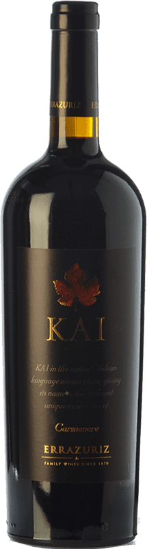 98,95 € Free Shipping | Red wine Viña Errazuriz Kai Chile Syrah, Carmenère Bottle 75 cl