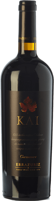 111,95 € Envío gratis | Vino Tinto Viña Errazuriz Kai Chile Carmenère 75 cl