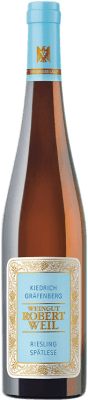 83,95 € 免费送货 | 白酒 Robert Weil Kiedrich Gräfenberg Spätlese 岁 德国 Riesling 瓶子 75 cl