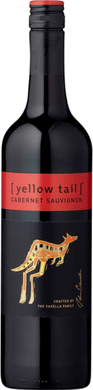 9,95 € Бесплатная доставка | Красное вино Yellow Tail Австралия Cabernet Sauvignon бутылка 75 cl