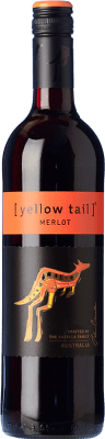 8,95 € Kostenloser Versand | Rotwein Yellow Tail Australien Merlot Flasche 75 cl