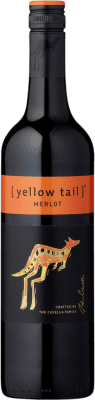 10,95 € Envio grátis | Vinho Tinto Yellow Tail Austrália Merlot 75 cl