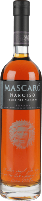 31,95 € Envio grátis | Brandy Conhaque Mascaró Narciso Espanha Garrafa 70 cl