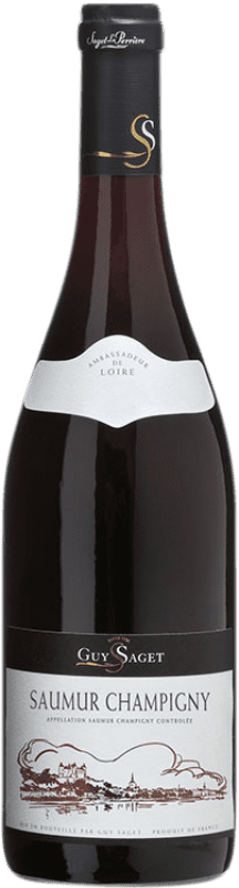 13,95 € Spedizione Gratuita | Vino rosso Saget La Perrière Guy Saget A.O.C. Saumur-Champigny Loire Francia Cabernet Franc Bottiglia 75 cl
