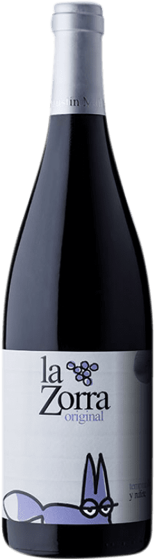 13,95 € Kostenloser Versand | Rotwein Vinos La Zorra Original D.O.P. Vino de Calidad Sierra de Salamanca Kastilien und León Spanien Tempranillo, Rufete Flasche 75 cl