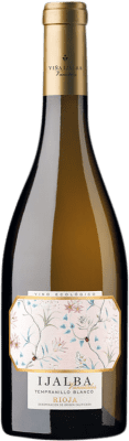 15,95 € Бесплатная доставка | Белое вино Viña Ijalba D.O.Ca. Rioja Ла-Риоха Испания Tempranillo White бутылка 75 cl