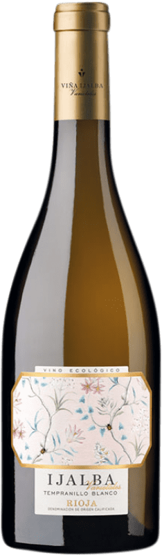 16,95 € Kostenloser Versand | Weißwein Viña Ijalba D.O.Ca. Rioja La Rioja Spanien Tempranillo Eco — Biologisch Flasche 75 cl