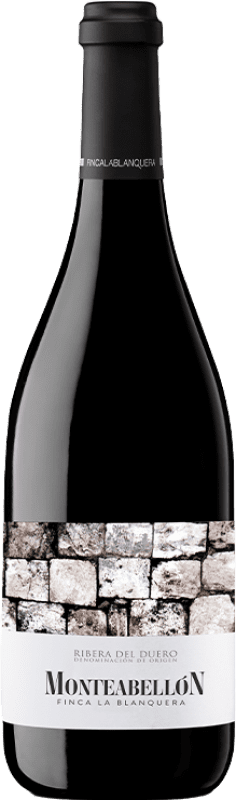 76,95 € 免费送货 | 红酒 Monteabellón Finca La Blanquera D.O. Ribera del Duero 卡斯蒂利亚莱昂 西班牙 Tempranillo 瓶子 75 cl