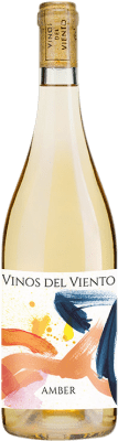 18,95 € Envio grátis | Vinho branco Vinos del Viento Amber Espanha Mascate de Alexandria Garrafa 75 cl