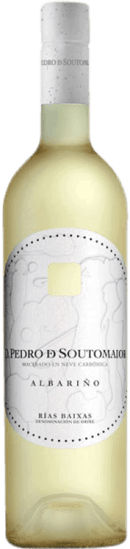 9,95 € Spedizione Gratuita | Vino bianco Adegas Galegas Don Pedro de Soutomaior Neve D.O. Rías Baixas Spagna Albariño Bottiglia 75 cl