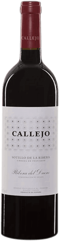 12,95 € Spedizione Gratuita | Vino rosso Félix Callejo Crianza D.O. Ribera del Duero Spagna Tempranillo Bottiglia 75 cl