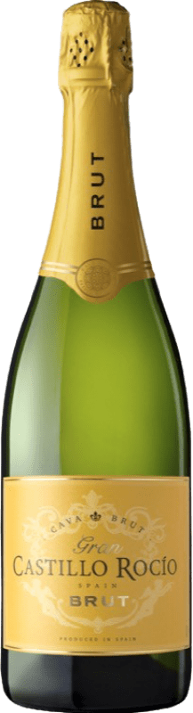 Espumante branco Hammeken Gran Castillo Rocío Brut D.O. Cava Espanha Macabeo, Xarel·lo, Parellada Garrafa 75 cl