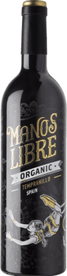 Hammeken Manos Libre Organic Tempranillo Молодой 75 cl