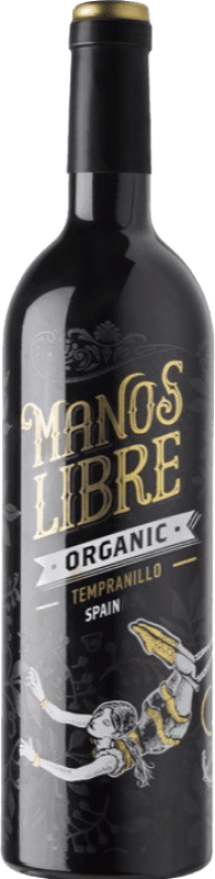 Vino tinto Hammeken Manos Libre Organic Joven I.G.P. Vino de la Tierra de Castilla Castilla la Mancha España Tempranillo Botella 75 cl