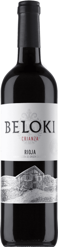 红酒 Hammeken Beloki 岁 D.O.Ca. Rioja 西班牙 Tempranillo 瓶子 75 cl