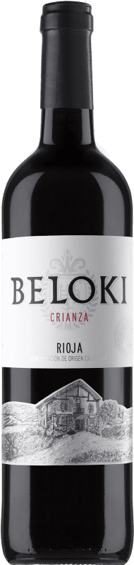 Vino Rosso Hammeken Beloki Crianza — Invecchiato in Botte D.O.Ca. Rioja Spagna Tempranillo Bottiglia 75 cl