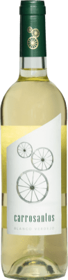 2,95 € 送料無料 | 白ワイン Thesaurus Carrosantos 若い I.G.P. Vino de la Tierra de Castilla y León カスティーリャ・イ・レオン スペイン Viura, Verdejo, Sauvignon White ボトル 75 cl