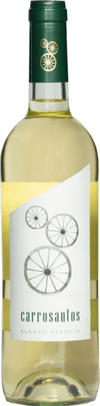 2,95 € Free Shipping | White wine Thesaurus Carrosantos Young I.G.P. Vino de la Tierra de Castilla y León Castilla y León Spain Viura, Verdejo, Sauvignon White Bottle 75 cl
