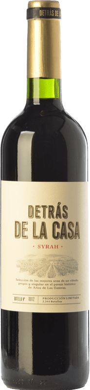 16,95 € Free Shipping | Red wine Uvas Felices Detrás de la Casa Aged D.O. Yecla Region of Murcia Spain Syrah Magnum Bottle 1,5 L