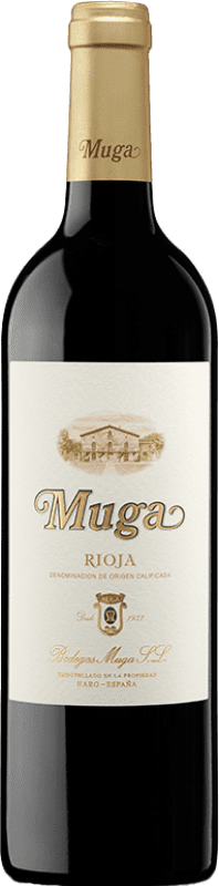 15,95 € Free Shipping | Red wine Muga Crianza D.O.Ca. Rioja The Rioja Spain Tempranillo, Grenache, Graciano, Mazuelo Magnum Bottle 1,5 L