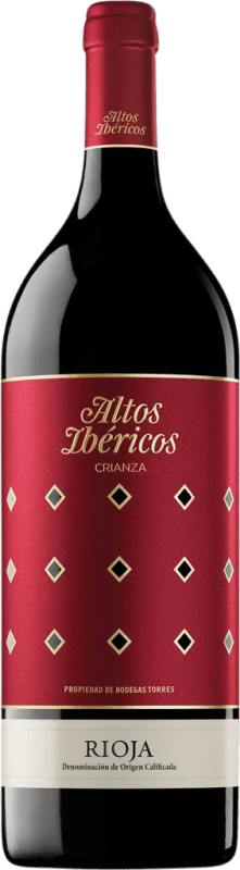 23,95 € Free Shipping | Red wine Torres Altos Ibéricos Aged D.O.Ca. Rioja The Rioja Spain Tempranillo Magnum Bottle 1,5 L