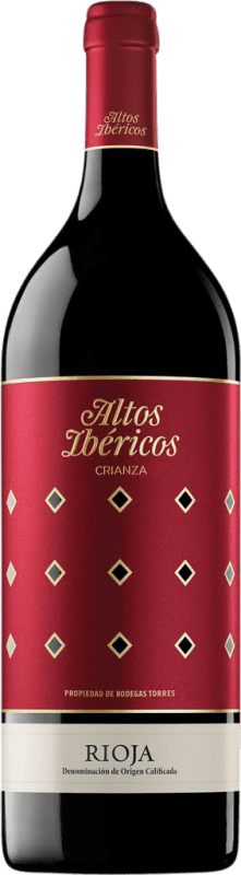 16,95 € 免费送货 | 红酒 Torres Altos Ibéricos 岁 D.O.Ca. Rioja 拉里奥哈 西班牙 Tempranillo 瓶子 Magnum 1,5 L
