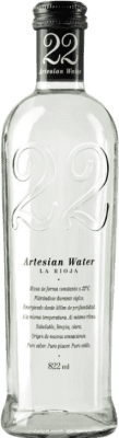 2,95 € Envio grátis | Água 22 Artesian Water Mineral Natural Espanha 80 cl